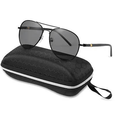 Aviator Sunglasses For Men Women Polarized - UV 400 Monochromatic Lenses W/Case • $25.64