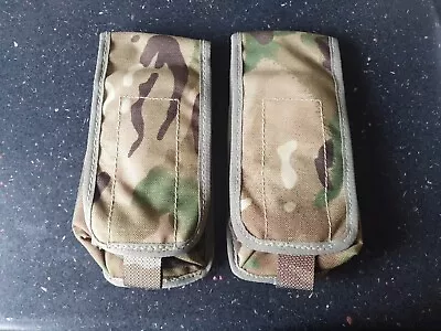 British Army MTP Osprey SA80 Double 2 Mag Pouch Magazine X2 Molle  • £11.50