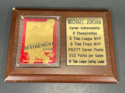1999 Ultra All-nba 23k Michael Jordan Retirement Low Pop • $24.99