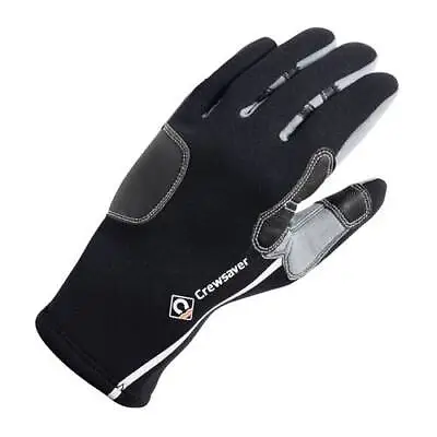 Crewsaver Tri-Season Glove Black Yachting Dinghy Kayak SUP Paddleboard Sailing • £21.95