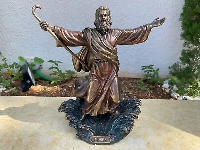 Veronese Design Moses Statue A Made Of Cold Cast Bronze Coated Polyresin • $150