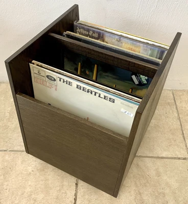 $244.61 • Buy Bruksbo Record Cart Magazine Rack Vintage Mid Century Norway Danish Modern Oak
