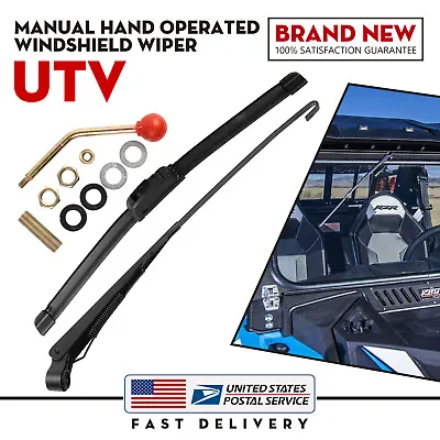UTV Manual Hand Operated Windshield Wiper For Can Am Commander / Marverick X3 • $10.88