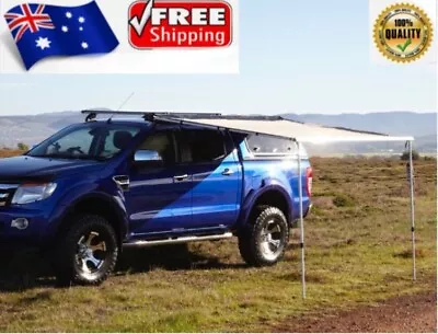 DUNE Side Awning 2m X 2.5m 4WD Camping Cover Shade Top Rack Roof 4X4 SUV Car Ute • $169