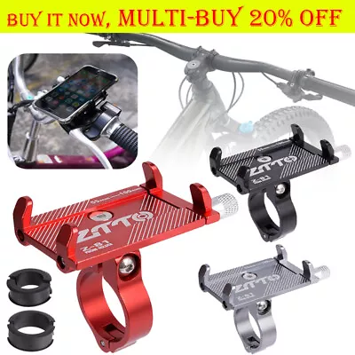 Adjustable Bike Phone Holder Aluminum Alloy For Cycling Bicycle Motorcycle AF • £6.69