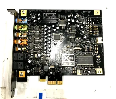 Creative Labs Sound Blaster X-Fi TITANIUM SB0880 Pcie Pci-E 7.1 Soundcard • $45