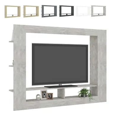 £75.39 • Buy Living Room Furniture TV Unit Display Stand Wall Mounted Cupboard Shelf Cabinet