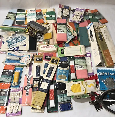 Vintage Talon Zipper Wrights Bias Fold Tape Blanket Bindings Stretch Lot NOS NEW • $14.75