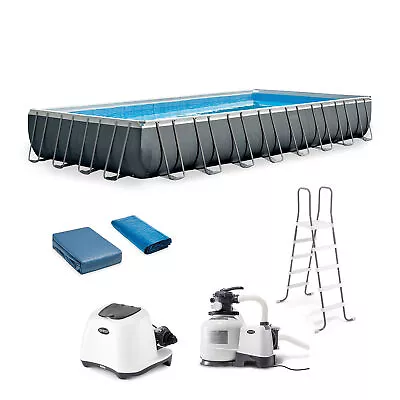 $2209.90 • Buy Intex Ultra XTR Frame Rectangular Pool Set With Krystal Clear Saltwater System
