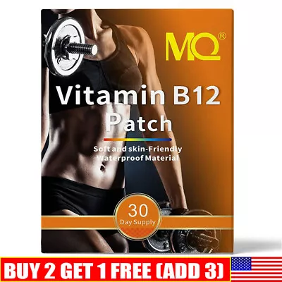 Vitamin B12 Energy Patches Enhance Focus Memory And Energy • $7.99