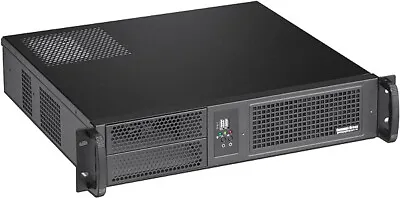 2U (Micro-ATX / ITX)(2x5.25 + 2x HDDs Bay)(Rackmount Chassis)(D:14.96  Case) NEW • $119.95