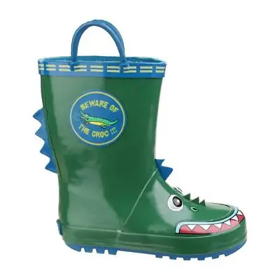 Cotswold Girls Wellies Green Kids Boys School Wellington SIZE • £19.99