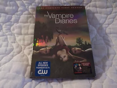 The Vampire Diaries Complete First Season 1 One 5-disc Dvd New Ws Horror Fantasy • $12