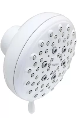 23045W Moen 5 Function Wallmount Showerhead White 2 GPM Max • $13.99