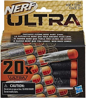 New Ultra Nerf 20 Dart Pack Refill The Farthest Flying Nerf Darts 9cm NEW AU • $19.99
