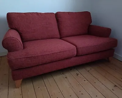 £95 • Buy Next - Two - 2 Seater Sofa Austell - Russet Colour Good Condition 