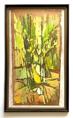Howard Goodson (Alabama) -Abstract Expressionist -1966 Painting -Scarce Work • $1595