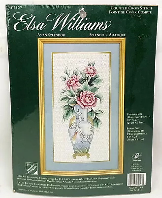 Elsa Williams Counted Cross Stitch Kit 02127 Asian Splendor SEALED Made In USA • $19.49