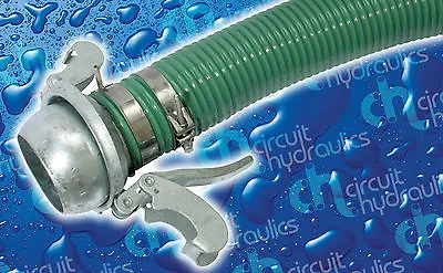 GREEN 6 Meter Suction Hose Assemblies Bauer Type Male X Female Fittings • $59.93