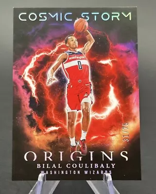 Bilal Coulibaly 2023-24 Panini Origins 31/75 Cosmic Storm Rookie RC Wizards #24 • $1