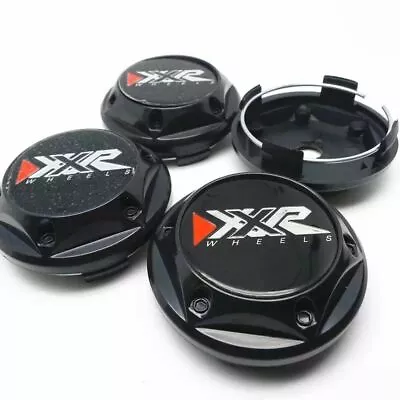 4 Pcs 68mm/62mm XXR Style Racing Rota MB Konig RSII Black Wheel Center Caps  • $34.99