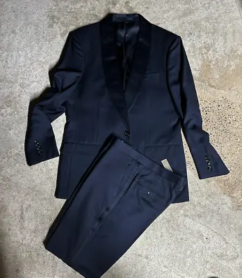 J.Crew Ludlow Slim-fit Italian Wool Tuxedo In Navy. 41R Jacket / 33x30 Pants NEW • $349