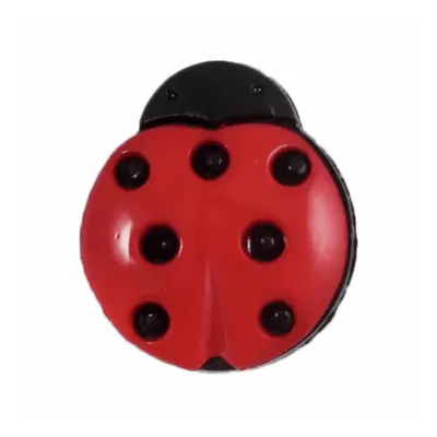£2.25 • Buy ABC Buttons Ladybird Ladybug Button Nylon Shank 15mm Or 18mm