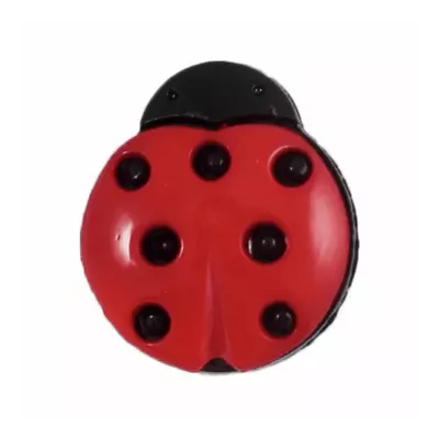 £2.25 • Buy ABC Buttons Ladybird Ladybug Button Nylon Shank 15mm Or 18mm