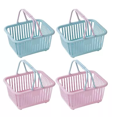 Toddmomy 4pcs Miniature Shopping Basket Plastic Shopping Baskets With Handle... • $33.17