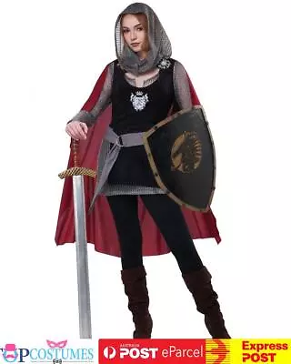 Ladies Knight Medieval Roman Womens Costume Warrior Soldier Book Week • $91.45