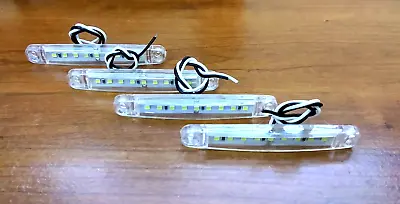 4 Super Bright 12 V Waterproof White LED Marine Grade 4  Courtesy Lights • $17.95