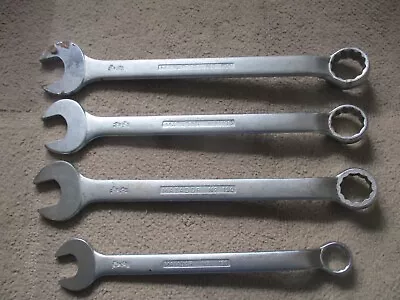 4 Large German Matador Whit Combination Spanners Ring Open Ended Chrome Vanadium • £22