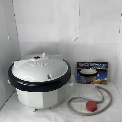 Nordic Ware Tender Cooker Microwave Oven Pressure Cooker With Book Complete • $25