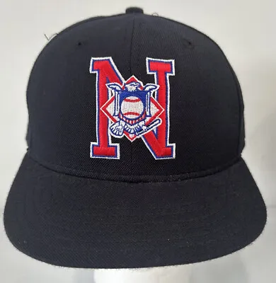 New Era Vintage National League Nl Umpire Fitted Hat Diamond Coll - Size 7 1/8 • $49.99