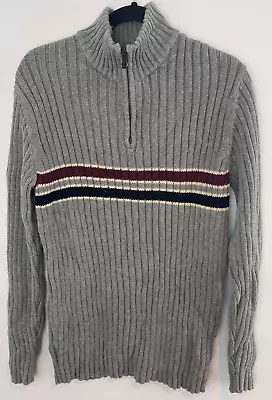 Old Navy Turtleneck Sweater Men's Size M Grey 100% Cotton • $22.07