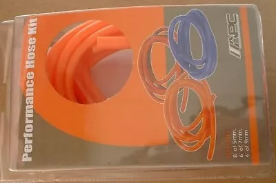 $19.99 • Buy 9mm 7mm 5mm - 18 Ft Total Orange Vacuum Water Engine Dress Up Silicone Hose Line
