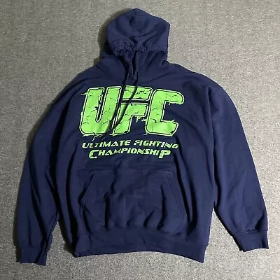 UFC Ultimate Fighting Championship Hoodie X-Large Sweatshirt Pullover MMA Y2K XL • $19.95