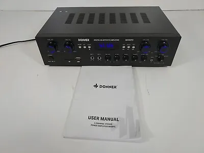 Donner MAMP5 BT HiFi Pwer Amplifier Receiver 4 Channel Audio Amp 440W  • $48.95