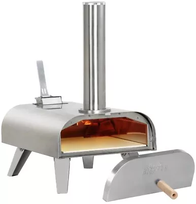 BIG HORN OUTDOORS Pizza Oven Wood Pellet Grill Wood BBQ Pizza Maker Portable • $130