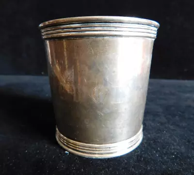 W. Bell And Co Sterling Silver Mint Julep Cup #375 2 3/4  X 2 3/4  Monogrammed • $150