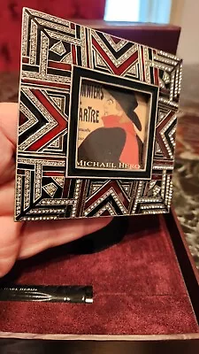 Michael Hero Swarovski Crystal's  Art Deco Square Frame • $105