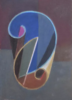 Lucio Loubet (1927-1995) - 8th Series Of The Metamorphosis - Pastel (56) • $192.56