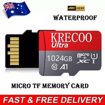 Micro SD Card TF 128GB 256GB 1TB Ultra C10 Phone Tablet Memory 4K Camera Tablet • $2.19