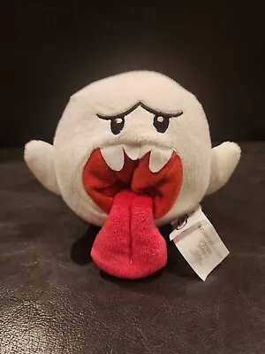 SUPER MARIO BROS NINTENDO BOO PLUSH 5” Tongue Out • $10.49