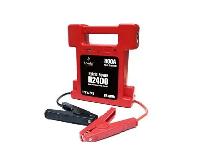 Super Compact 26000mAh 12/24V Switchable Heavy Duty Battery Jump Starter W/Lamp • $329.98