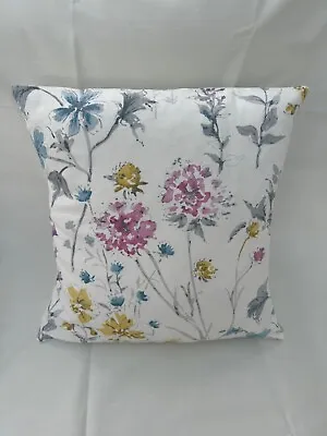 Laura Ashley Designer Cushion Cover WILD MEADOW MULTI Fabric Various Sizes • £15.99