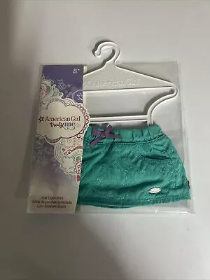 American Girl Truly Me Star Quilt Skirt Mix N Match Green For 18” Doll NIP NEW • $11.99