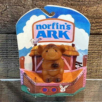 £36.83 • Buy 1989 NORFIN Troll Doll Animal 2 1/2  Norfin's Ark  CLAIBORNE/MONTAGUE PIG  NIB