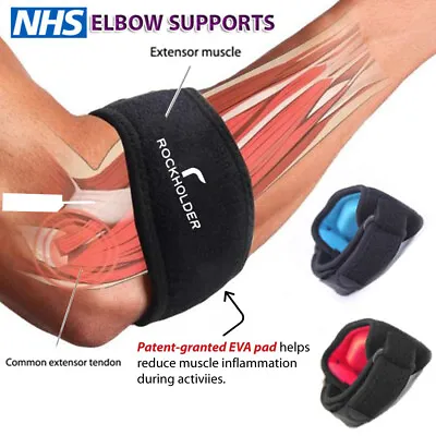 £1.05 • Buy Tennis Elbow Support Brace Strap For Arthritis/Golfers Pain Band With EVA Pad Uk
