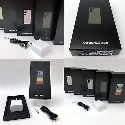 Samsung Galaxy S23 Ultra Original Box And Accessories And Samsung 15W Charger • £13.99